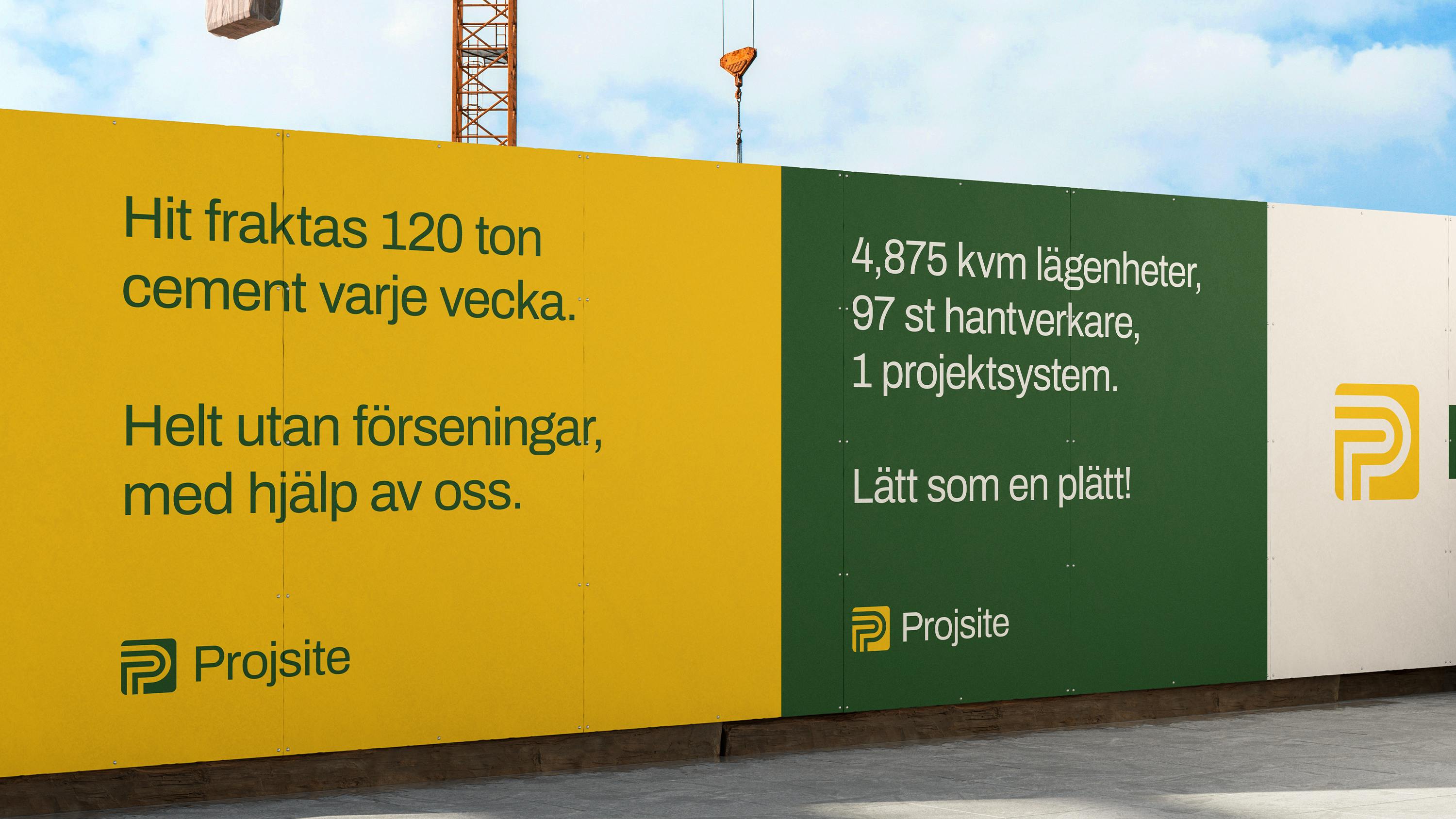 Projsite syns på byggarbetsplats