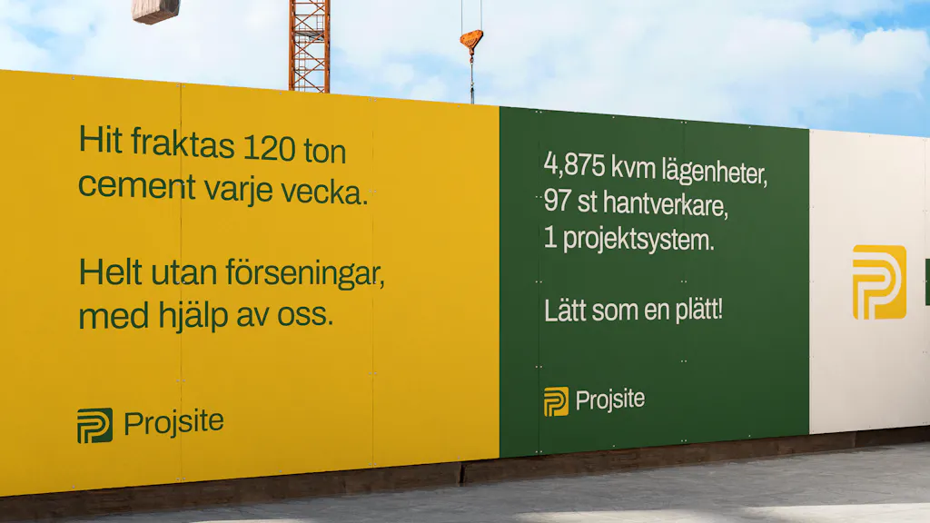 Projsite byggarbetsplats