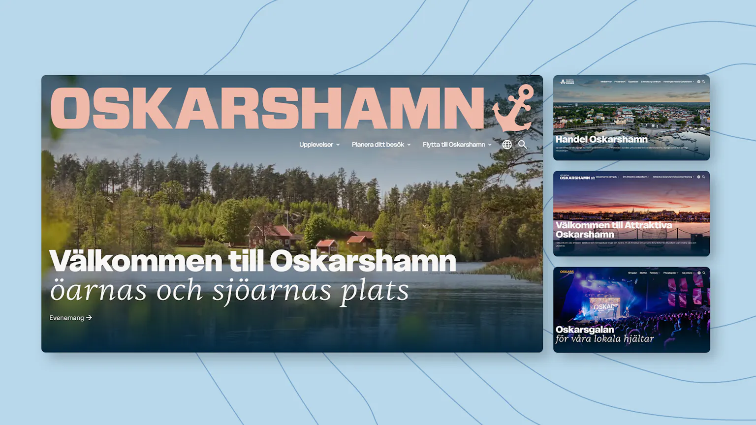 Oskarshamn.com är en multisajt i Wordpress