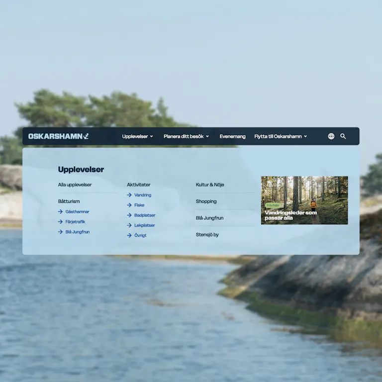 Menyn på oskarshamn.com