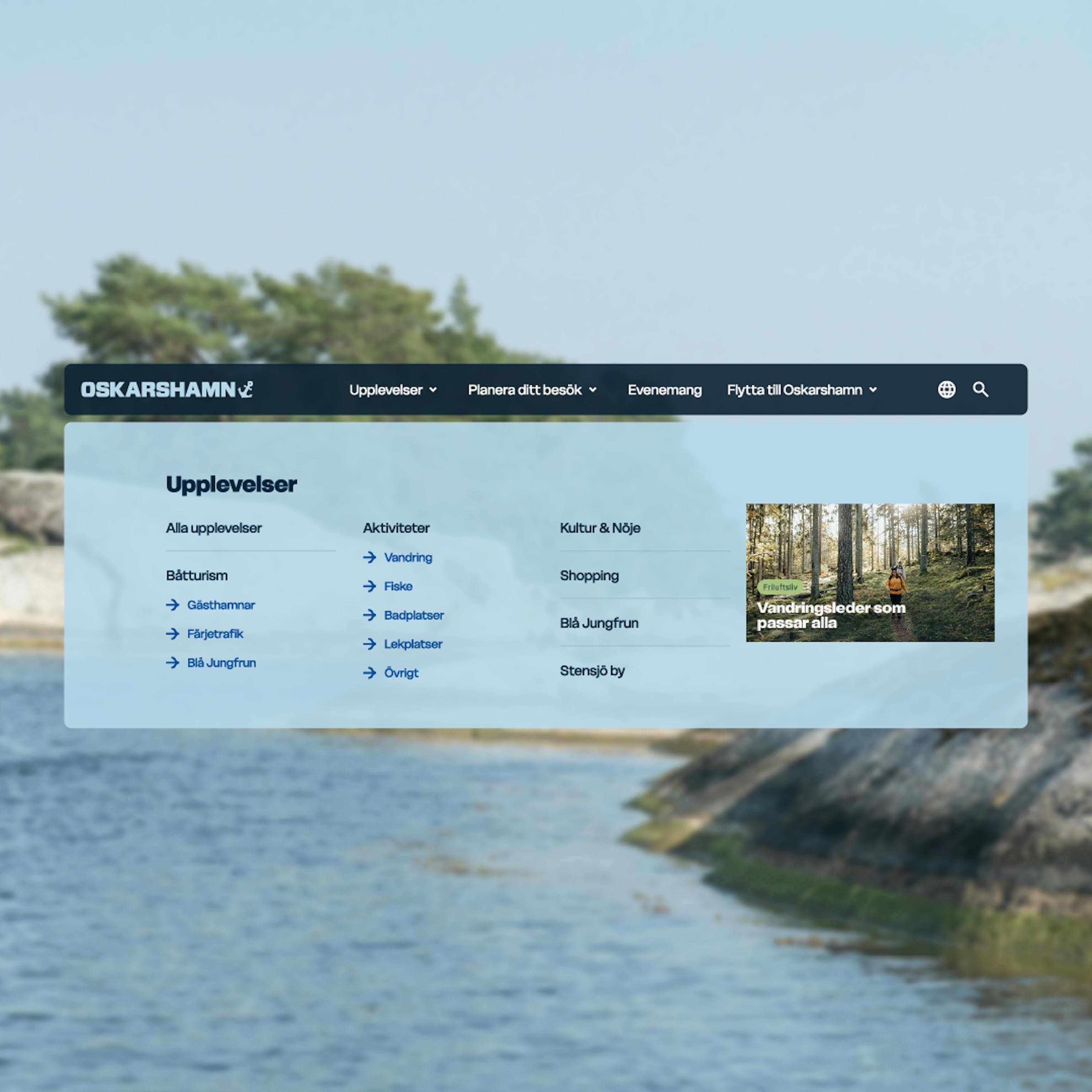 Menyn på oskarshamn.com