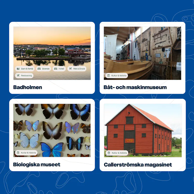 Ingångar till undersidor på oskarshamn.com
