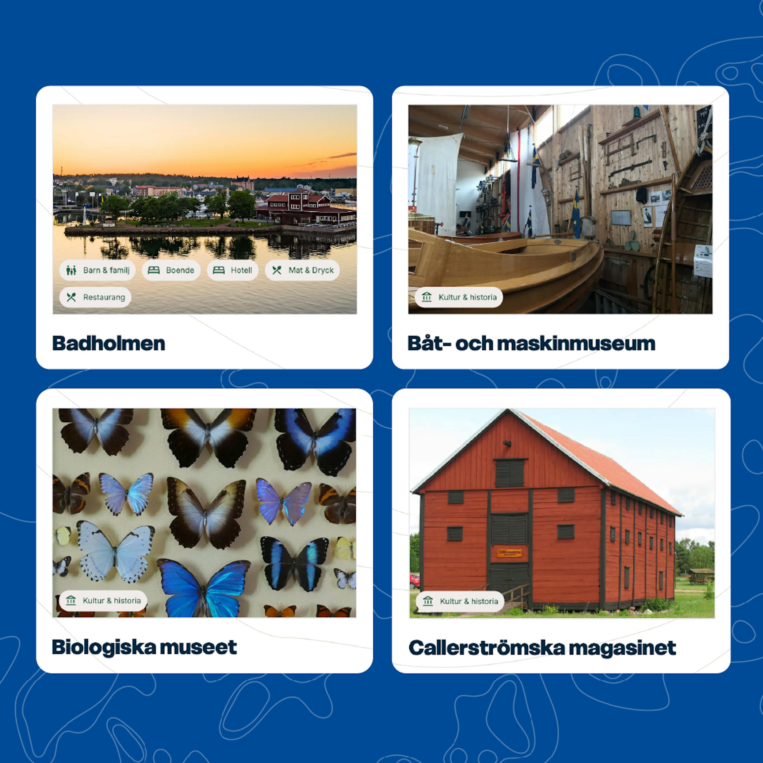 Ingångar till undersidor på oskarshamn.com