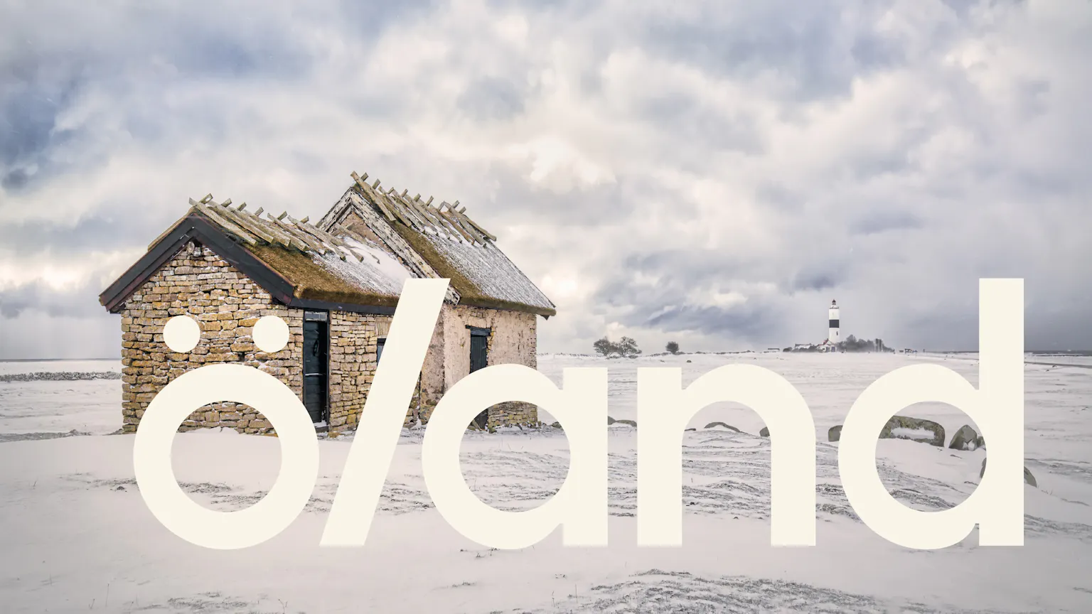 Öland vinterlandskap