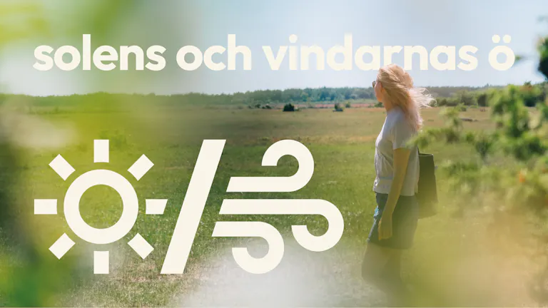 Solens och vindarnas ö - grafik på bild