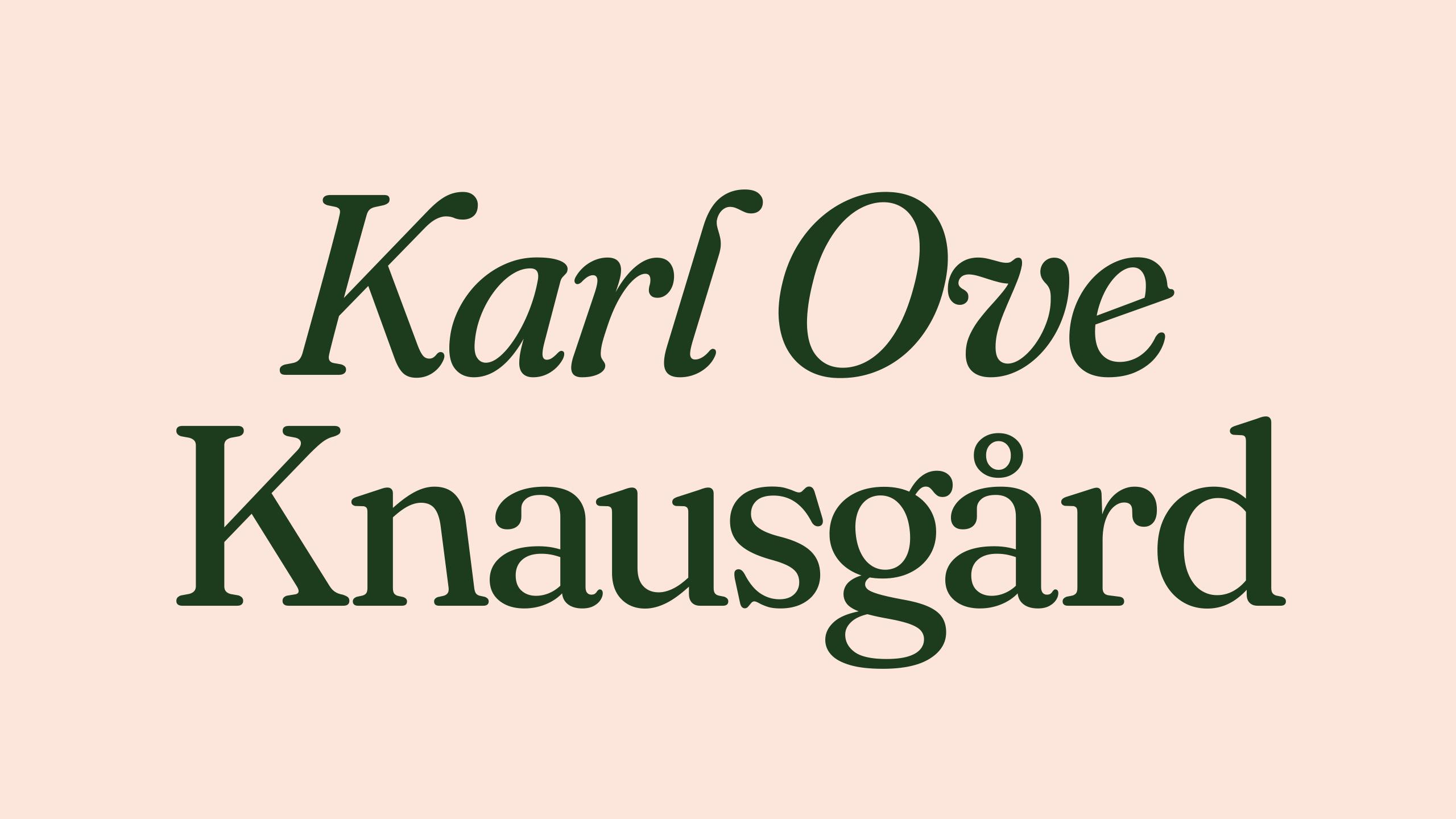 Karl Ove Knausgård
