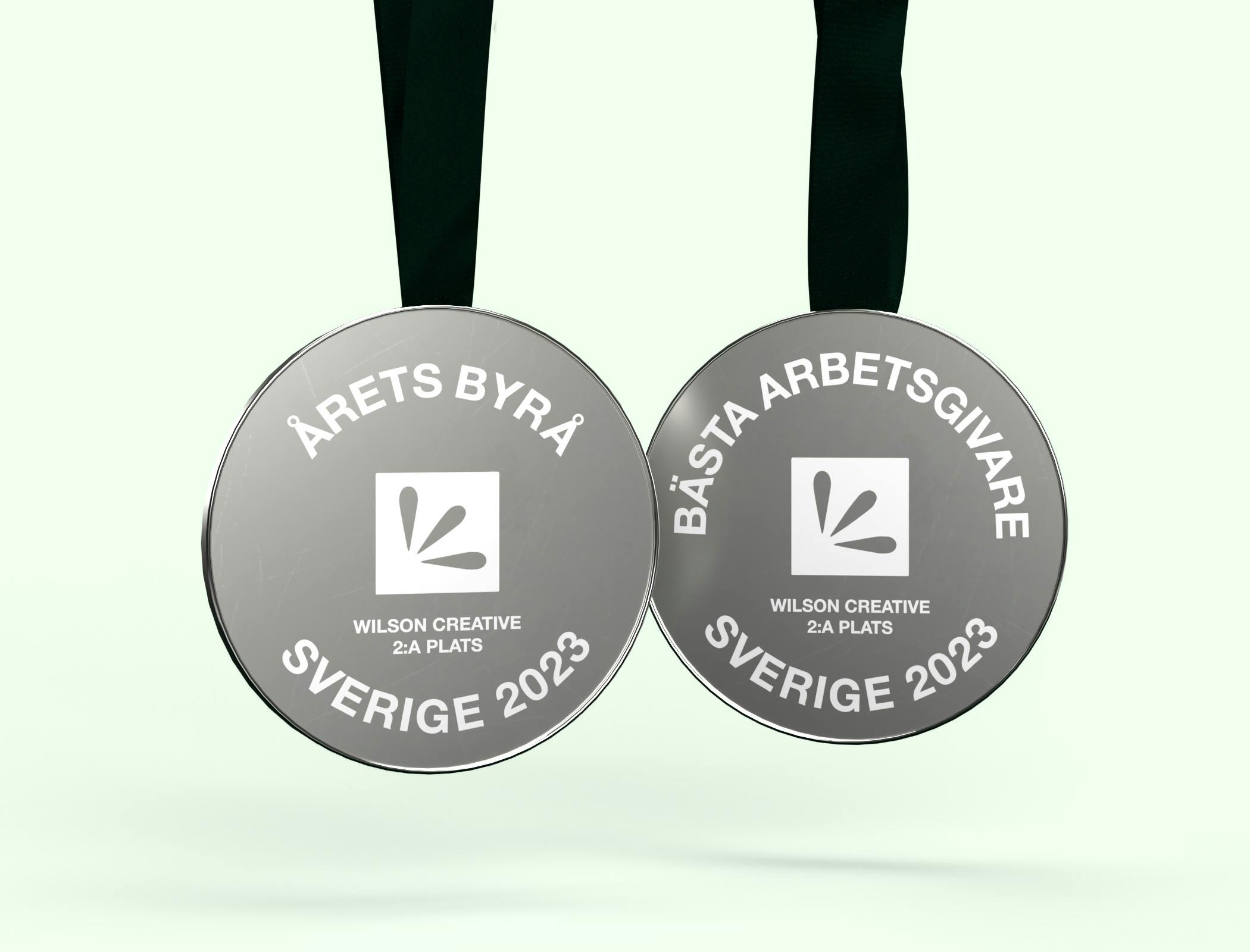 Årets byrå medaljer