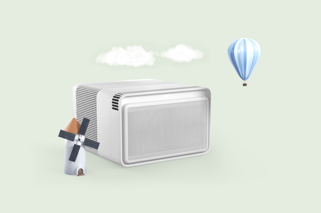 Windmill Air Conditioner Smart Window AC Unit Windmill