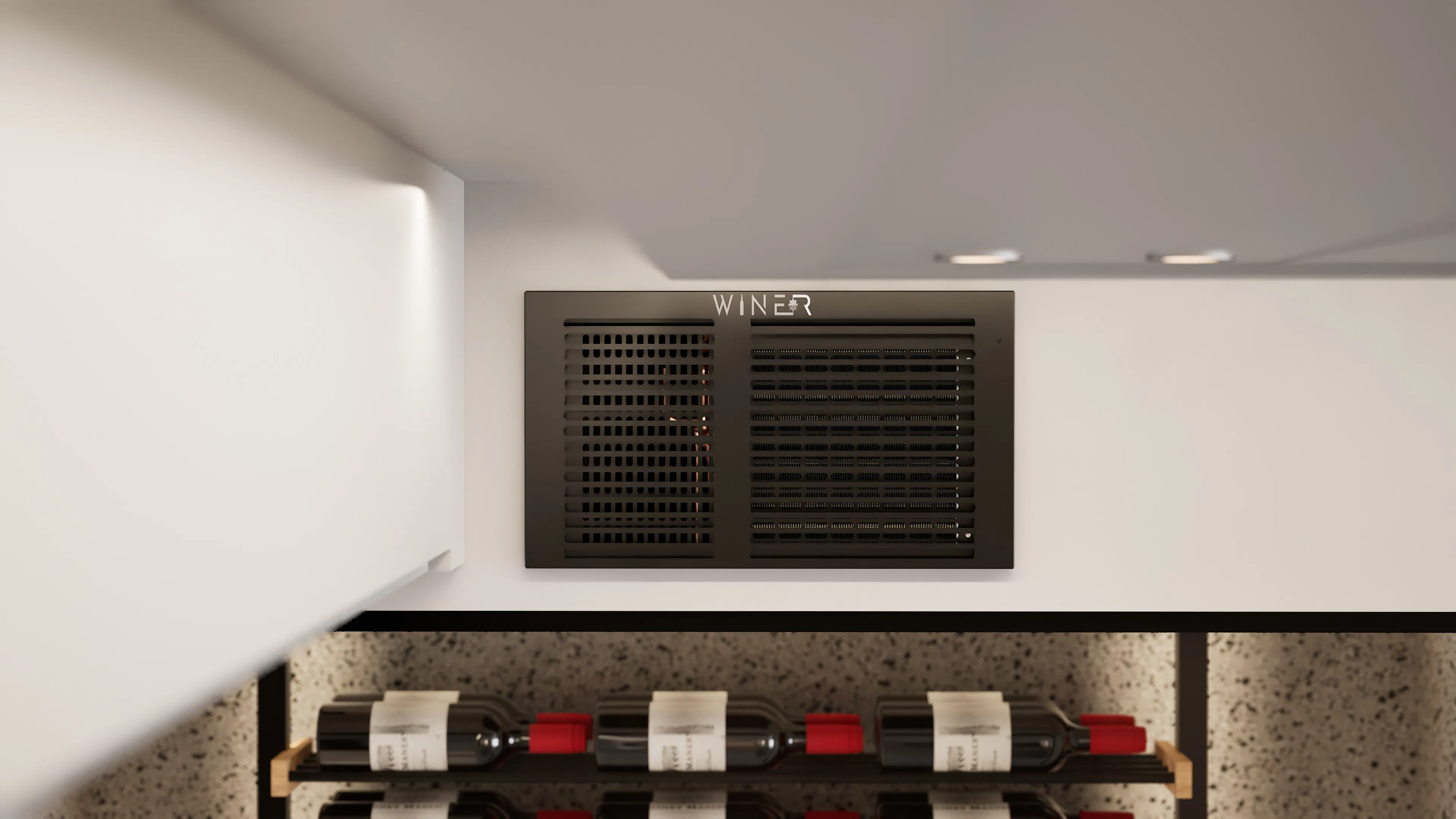 Wine-R WR2500 in a residential wine cellar
