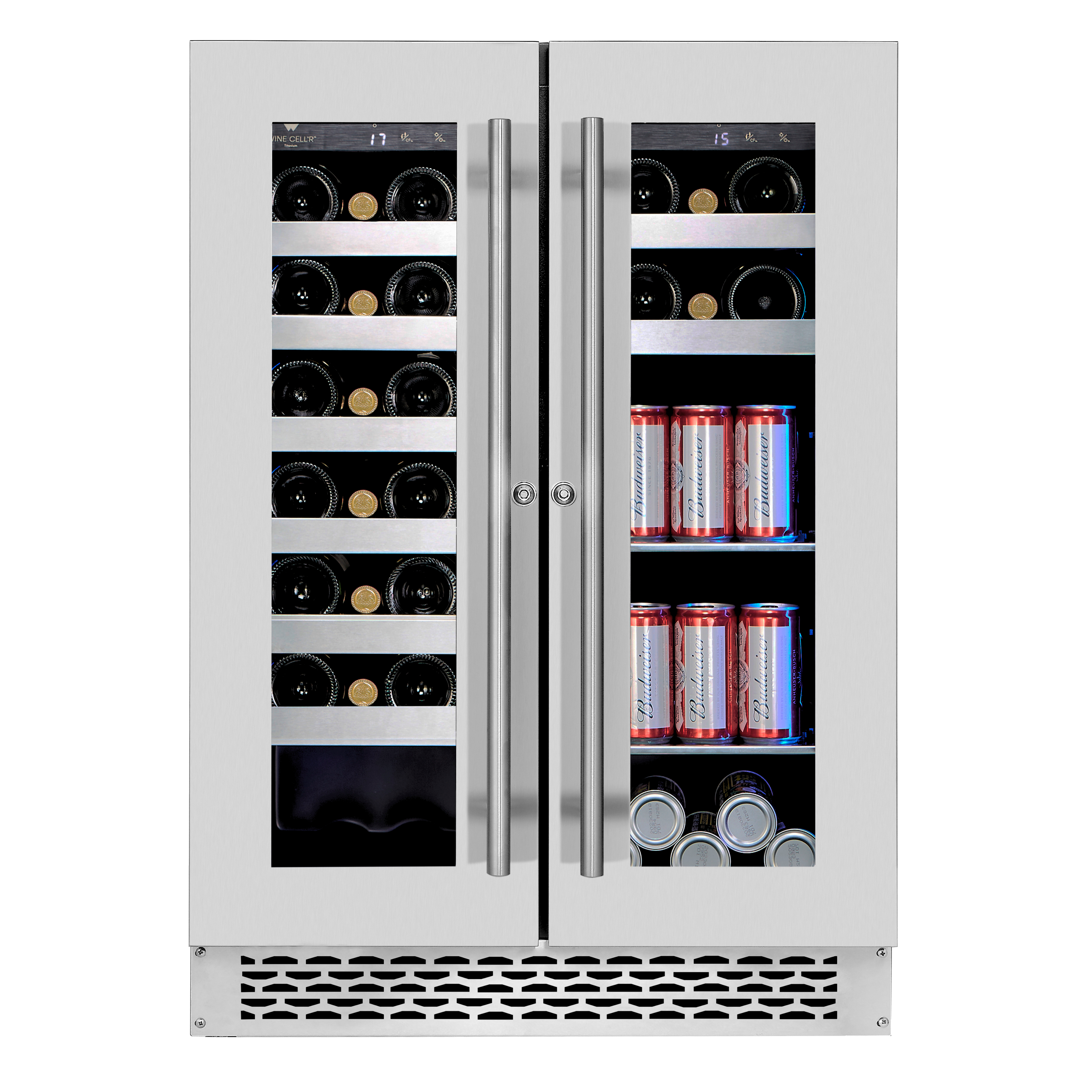 WineCell'R Beverage Center - Diamond Collection | 27 Bottles - 2 Zones