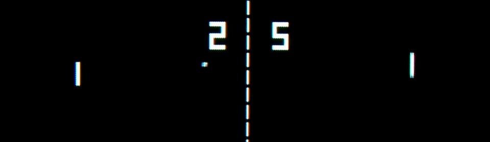 Pong el primer videojuego deportivo de la historia