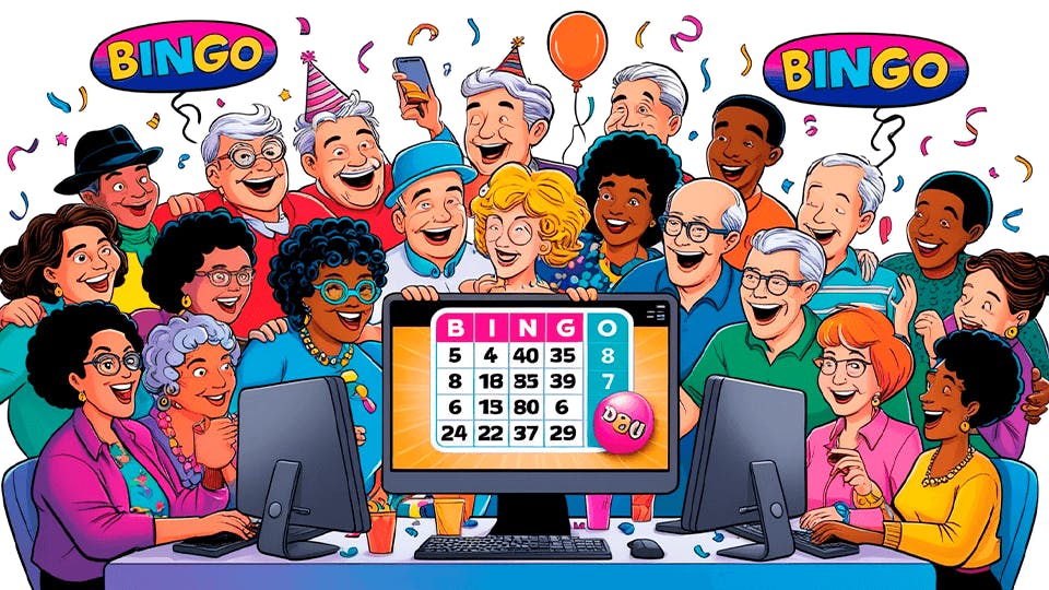 Win money while playing Bingo online