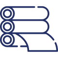 Leather rolls icon