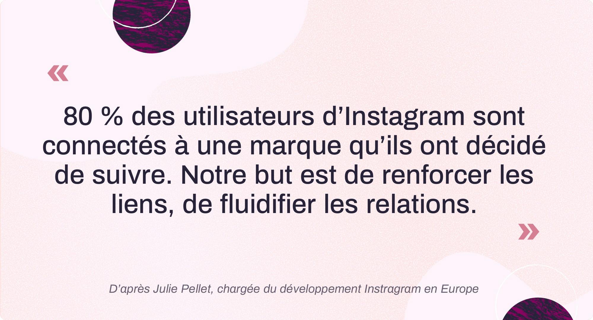 Instagram touche aux émotions du client et l'inspire grâce au visuel 