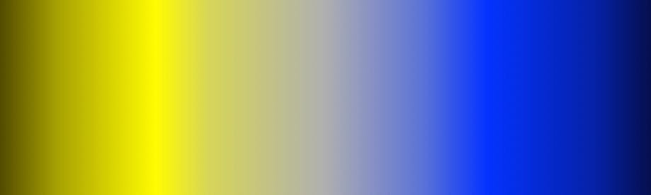 Yellow to blue gradient