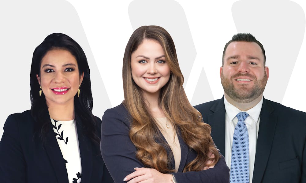 Witherite Law Group Attorneys Laura Andrade, Paige Eldridge, and Christopher Mallou