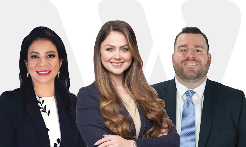 Witherite Law Group Attorneys Laura Andrade, Paige Eldridge, and Christopher Mallou