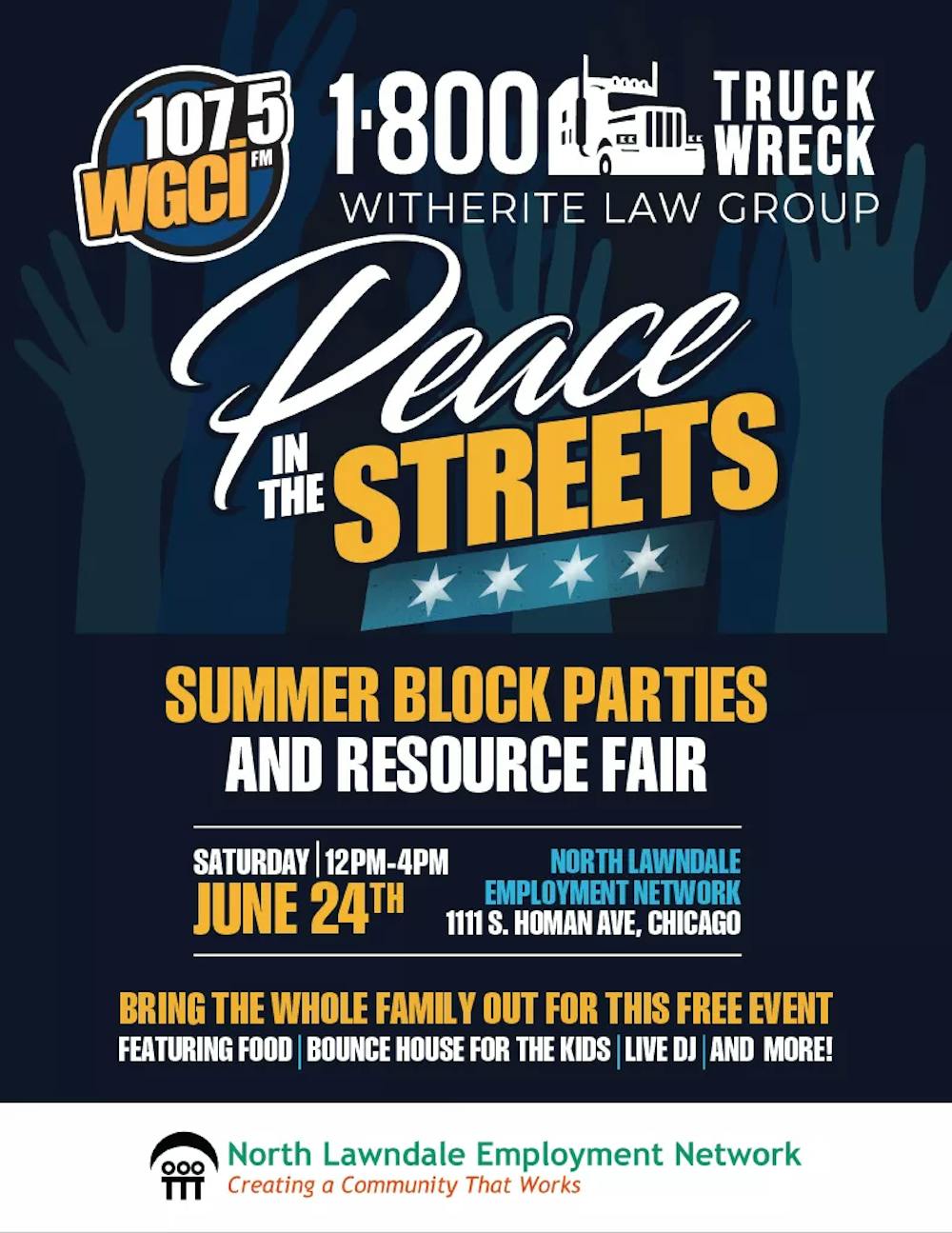 "Peace In The Streets" Summer Block Party & Community Resource Fair Comes to North Lawndale