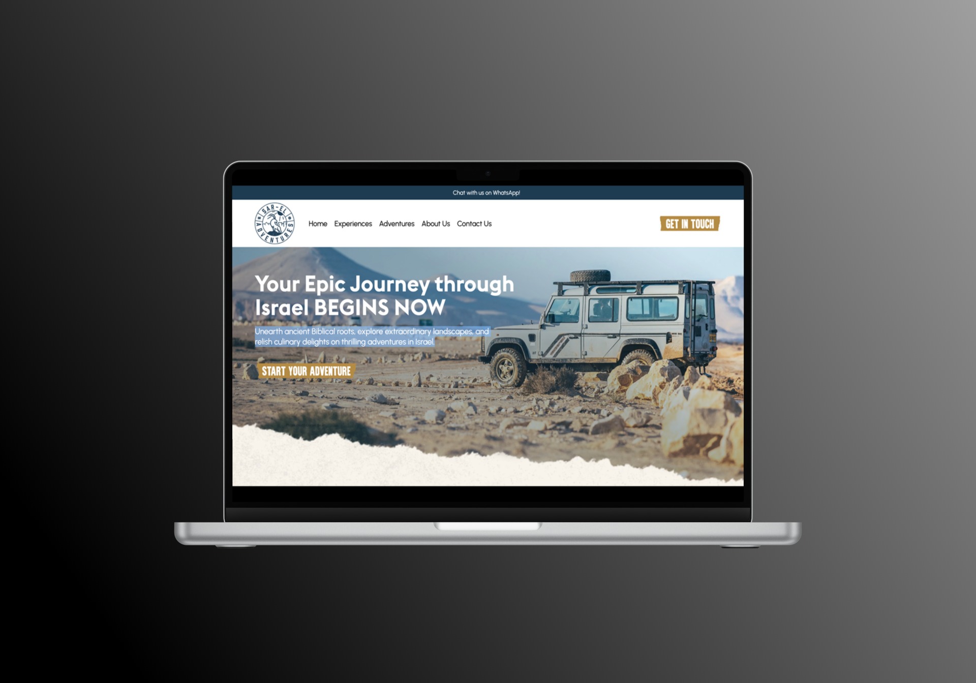 Sar El Adventures | Website Design & Development Project 