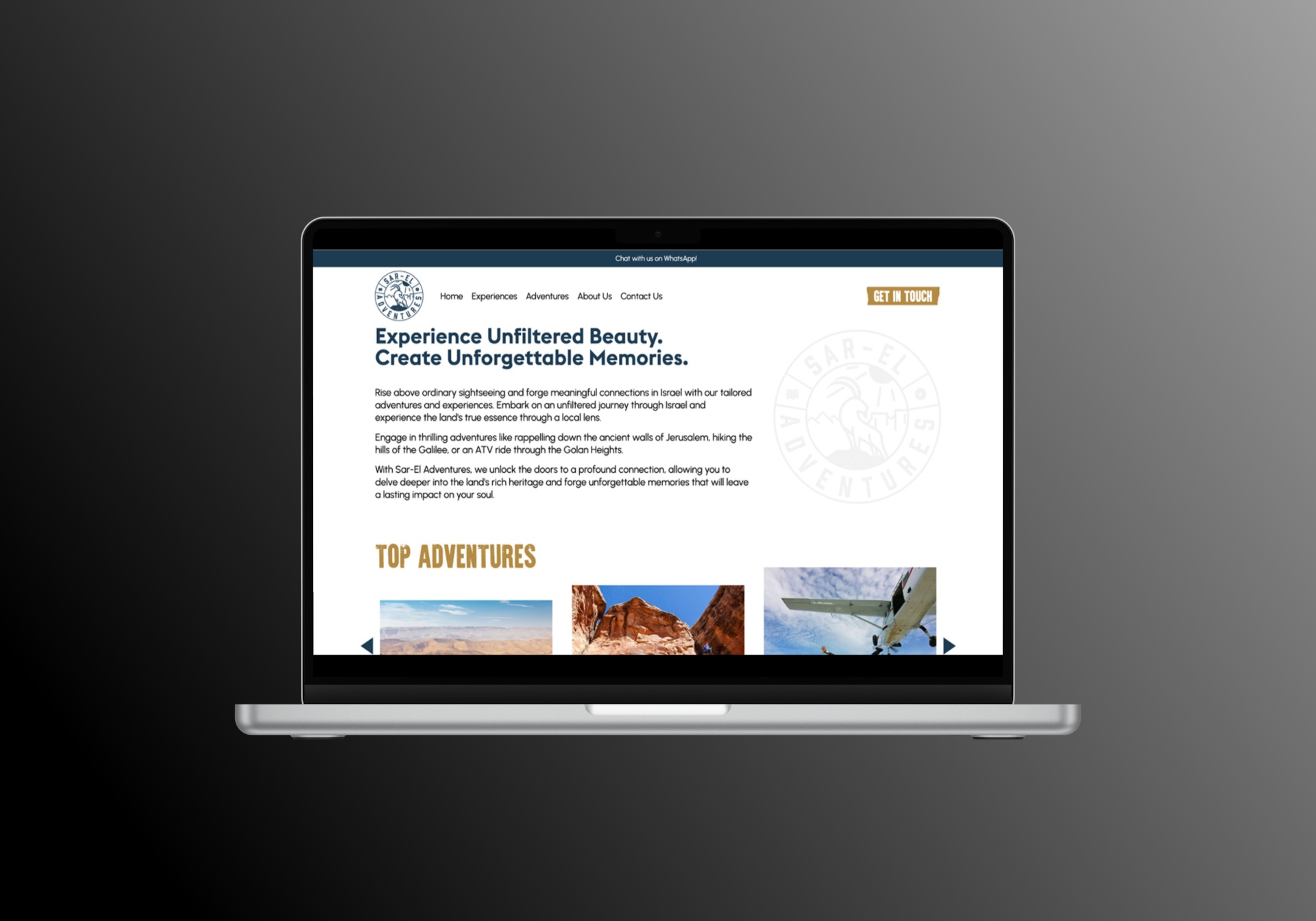 Sar El Adventures | Website Design & Development Project 