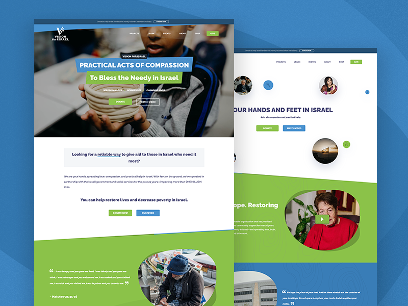 Vision for Israel Website Project