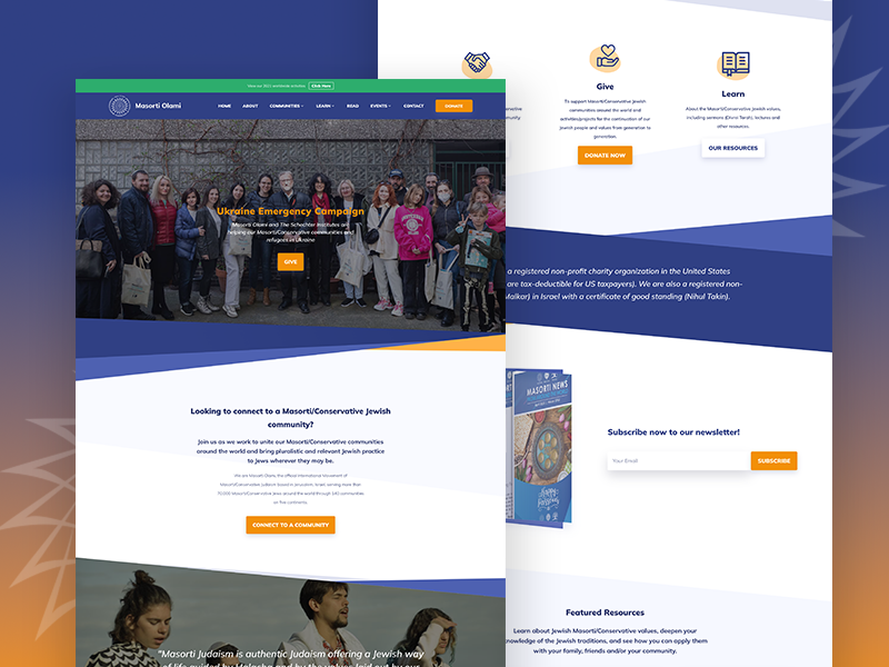 Masorti Olami Website Project