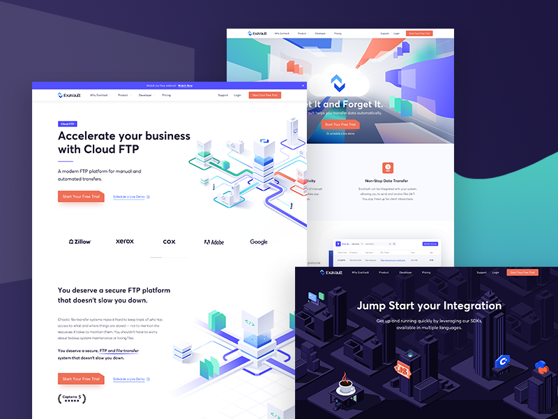 ExaVault Project by WITH LOVE INTERNET