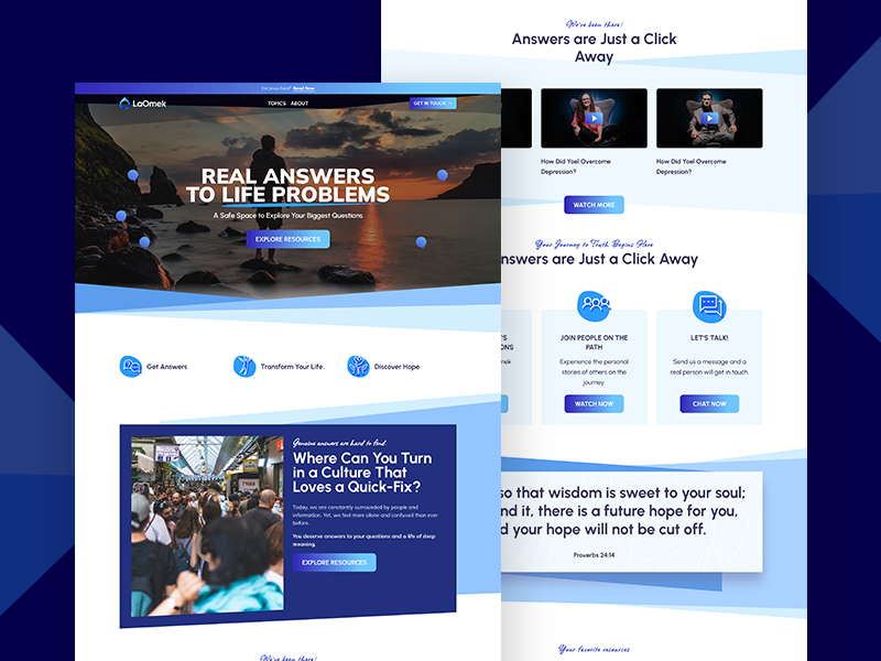 LaOmek Website Project