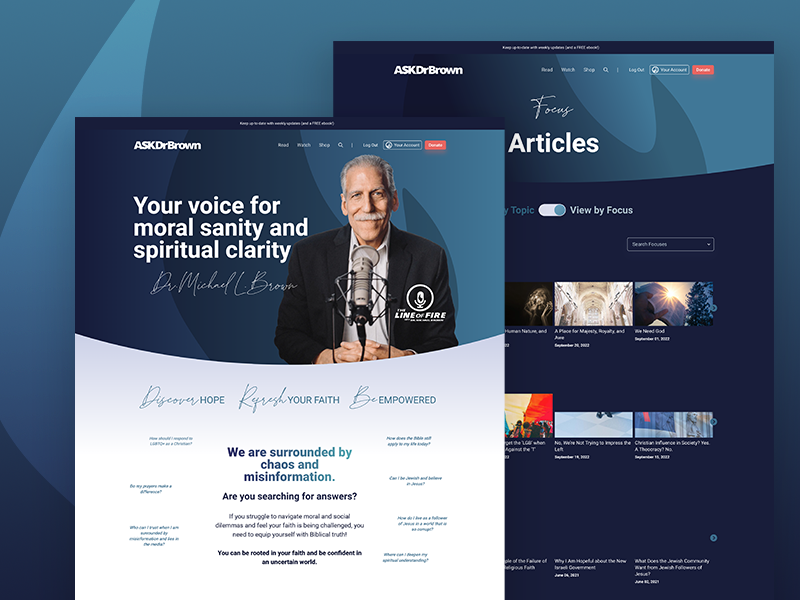 The Line of Fire Website Project by WITH LOVE INTERNET