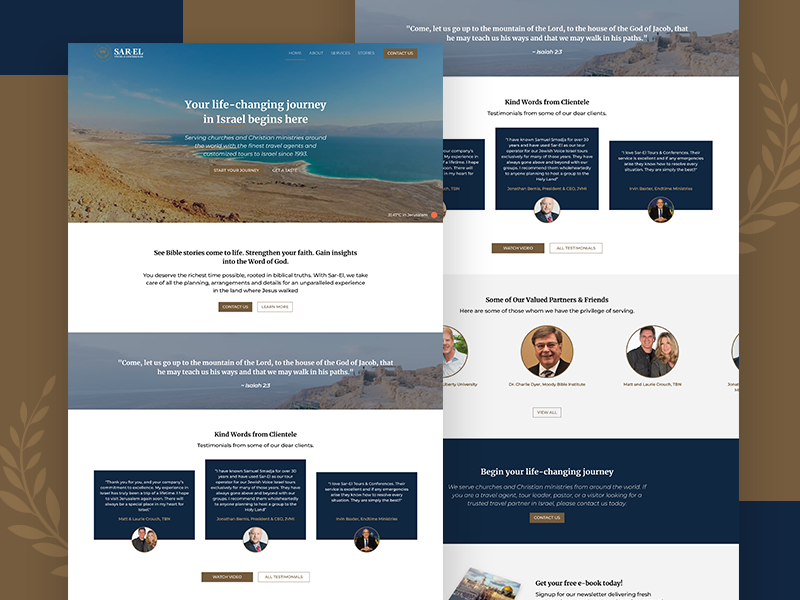 Sar-El Tours Website Project