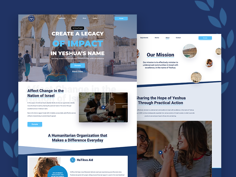 HaTikva Project Website Project