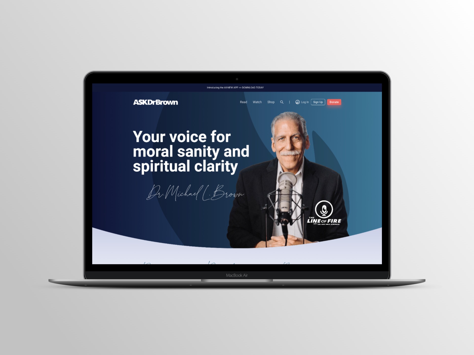 The Line of Fire Homepage