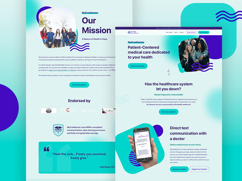 MyFreeDoctor Website Project by WITH LOVE INTERNET