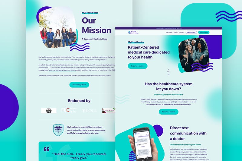 MyFreeDoctor Website Project by WITH LOVE INTERNET
