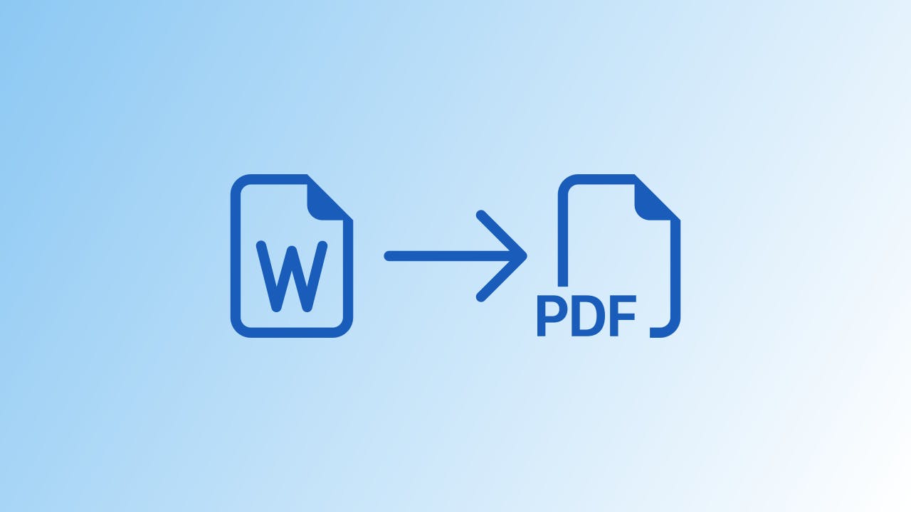 Convert Word to PDF