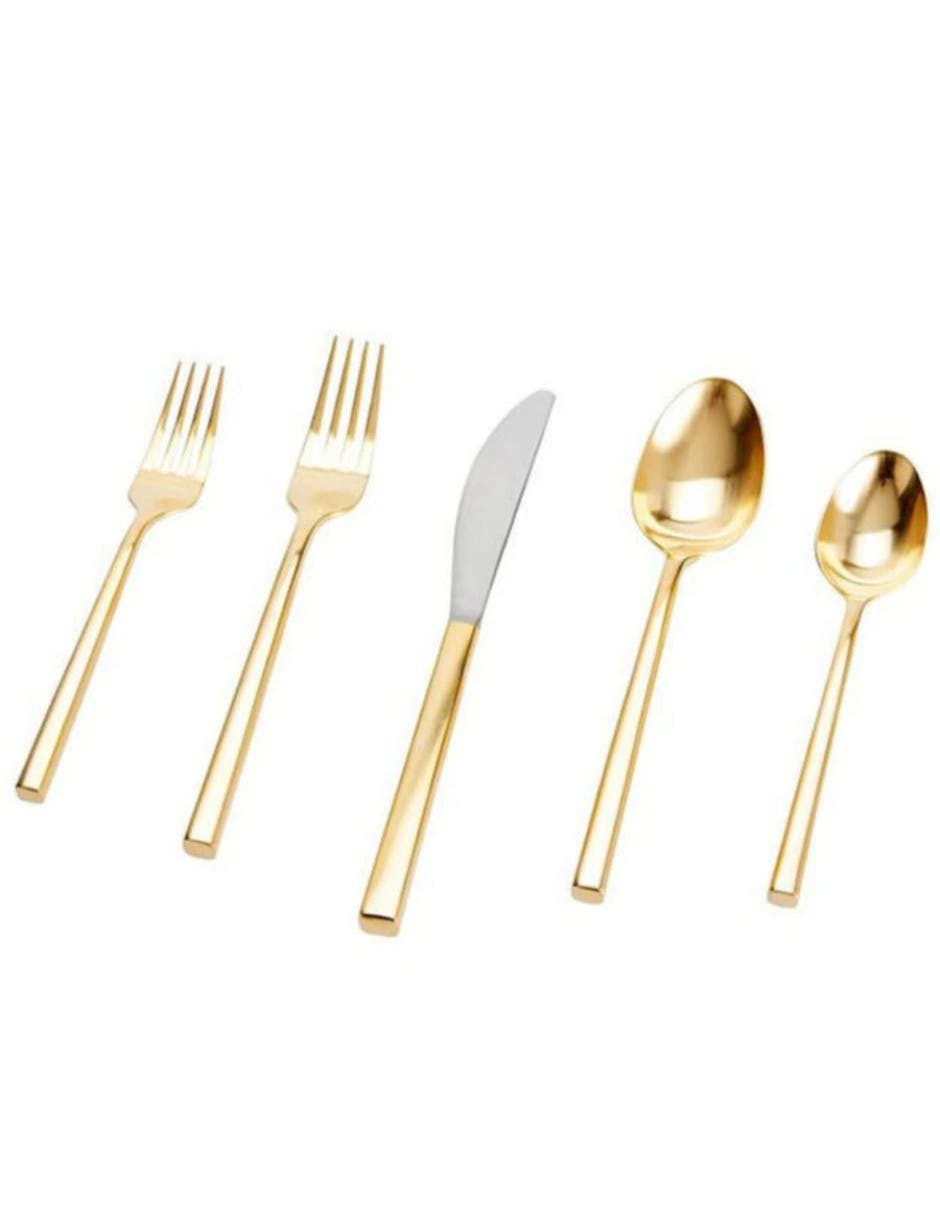 Luna Gold Cutlery Set