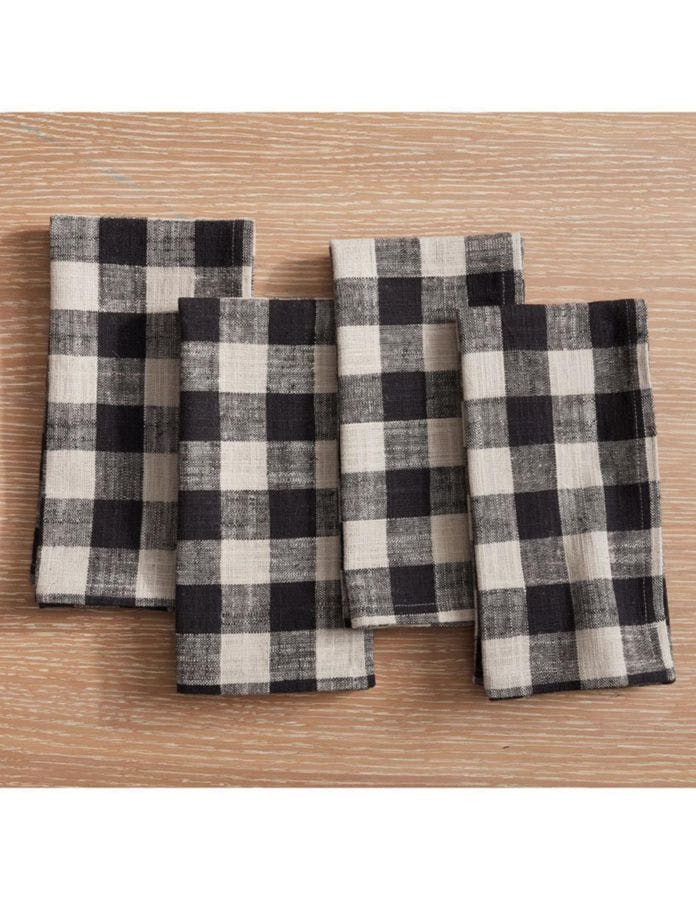 Dalton Check Yarn Napkins Set of 4