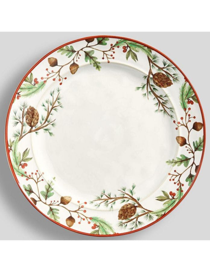 Set of 4 Trinche Forest Gnome Plates