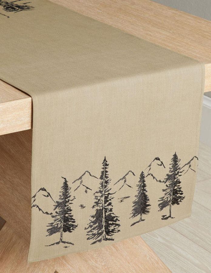Rustic Forest Runner Table Runner