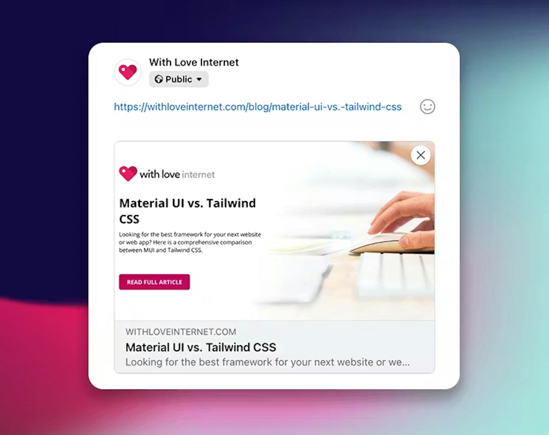 A social media preview for the HeroGuide Brand Story Method, demonstrating how to use a meta property og image and title to clarify a business message.