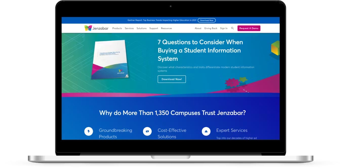 A transitional call to action example offering a downloadable PDF guide to keep potential clients engaged.