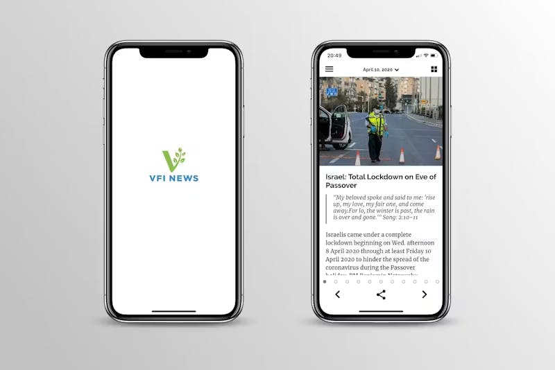 VFI News Website Project by WITH LOVE INTERNET