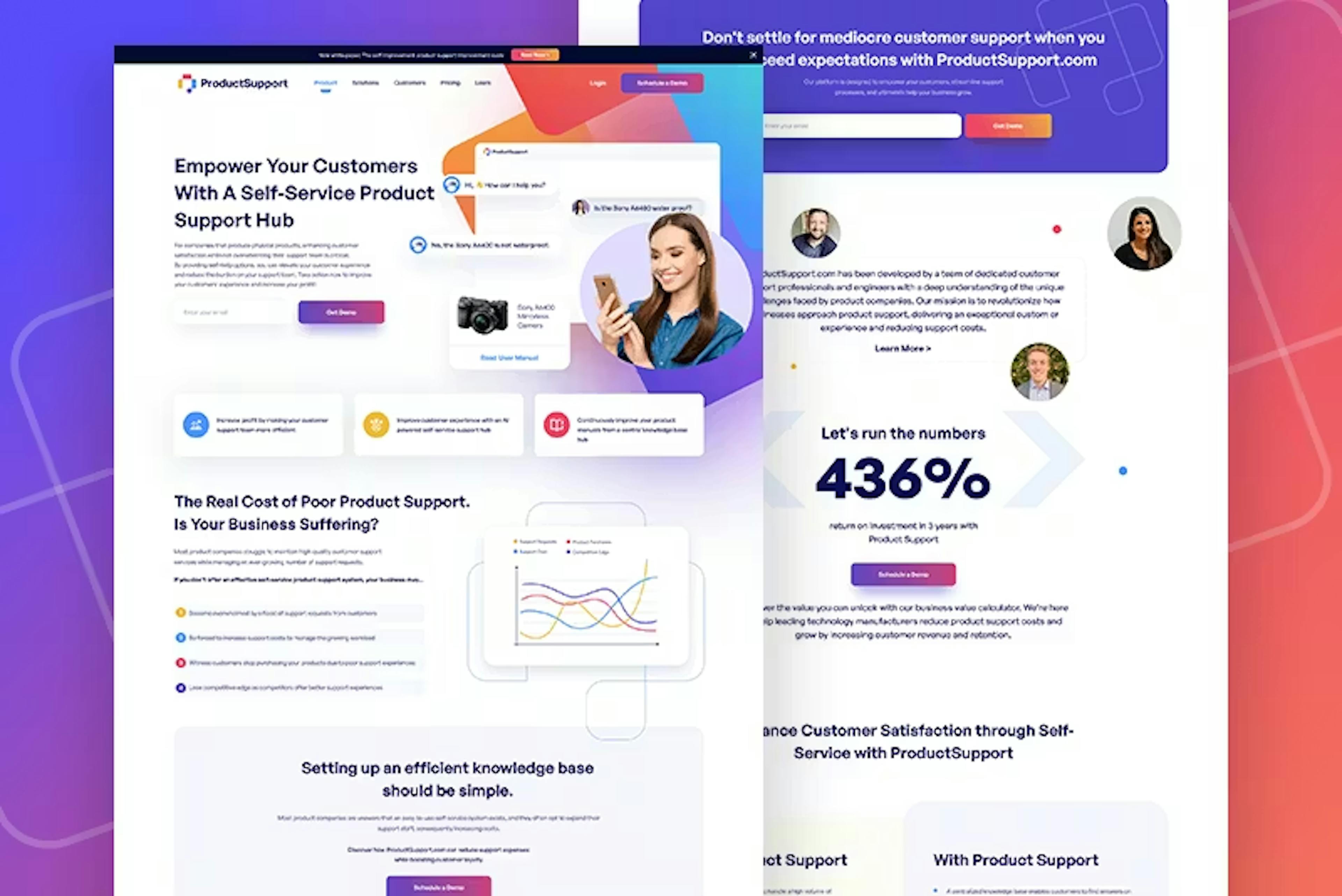 ProductSupport Website Project by WITH LOVE INTERNET