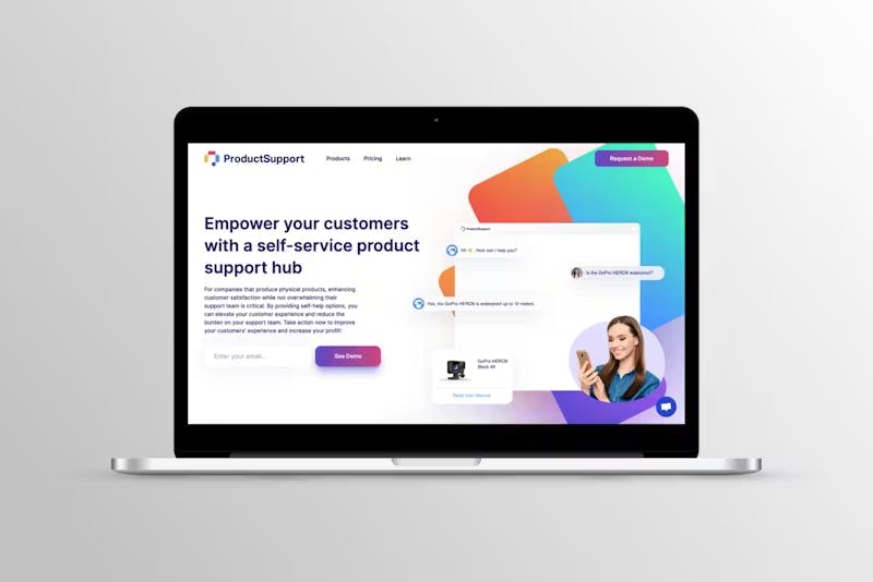 ProductSupport Website Project by WITH LOVE INTERNET