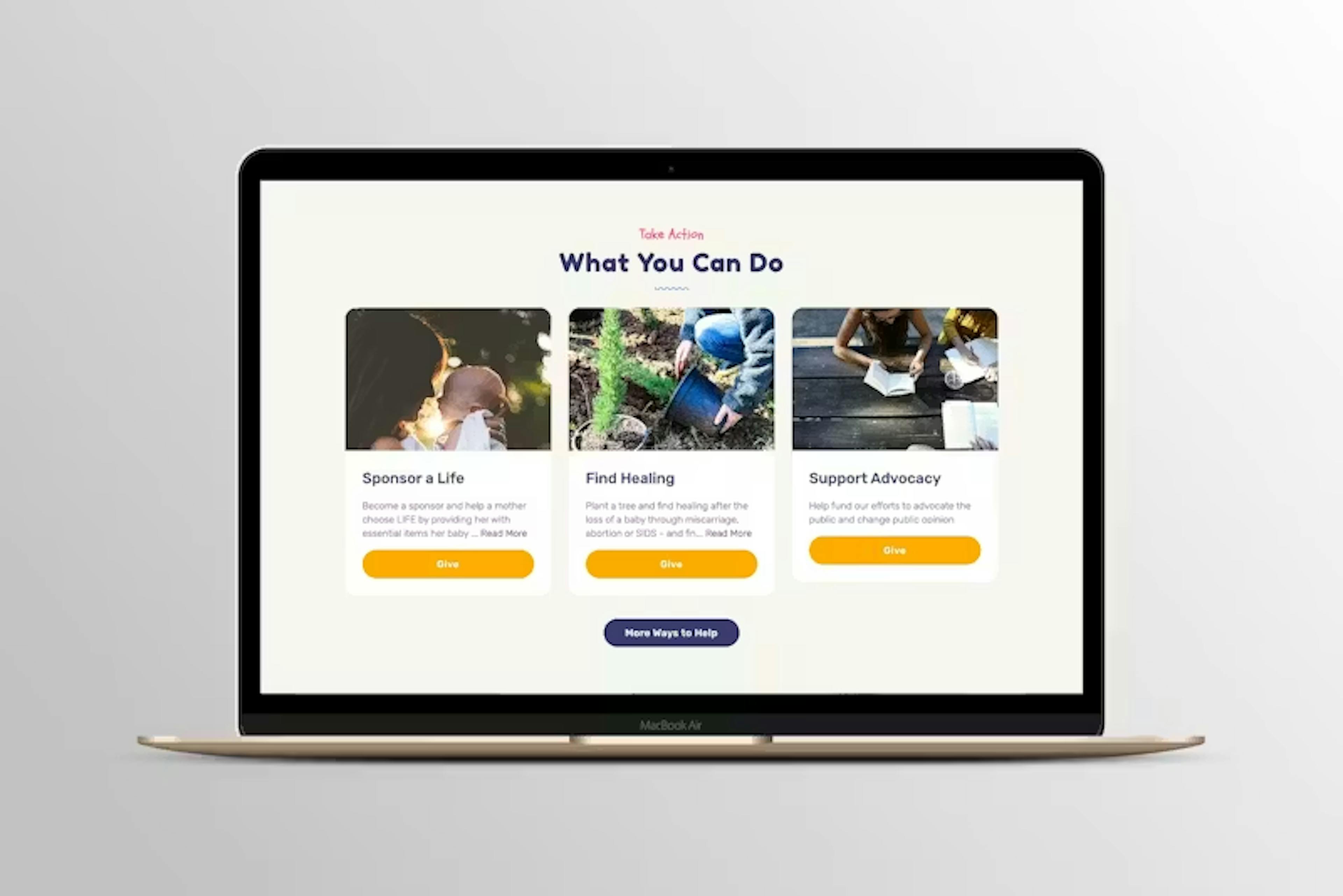 Be'ad Chaim Website Project by WITH LOVE INTERNET