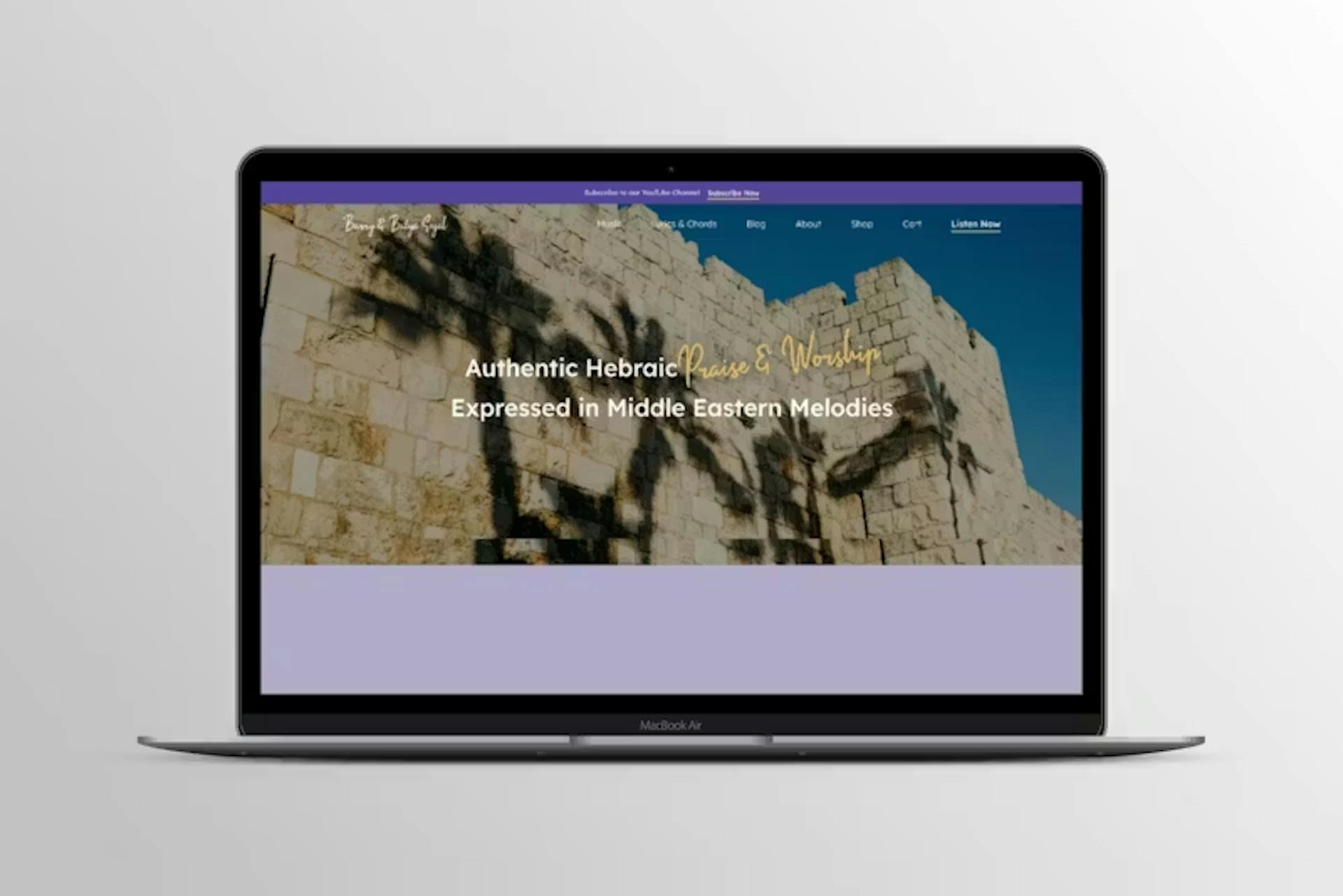 Barry & Batya Segal Music Website Project by WITH LOVE INTERNET