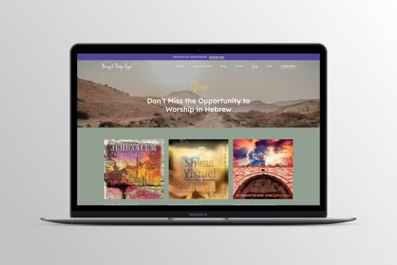 Barry & Batya Segal Music Website Project by WITH LOVE INTERNET