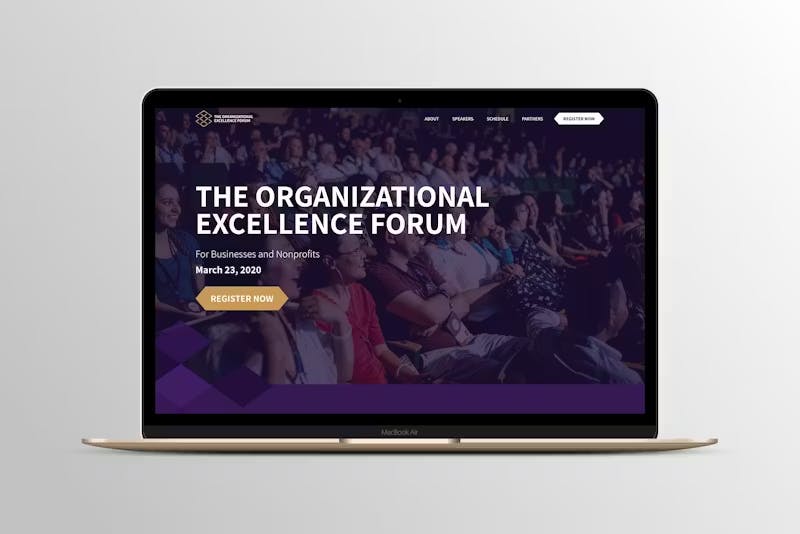 Excellence Forum Website Project by WITH LOVE INTERNET