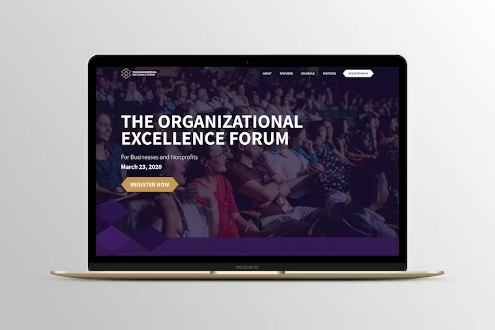Excellence Forum Website Project by WITH LOVE INTERNET