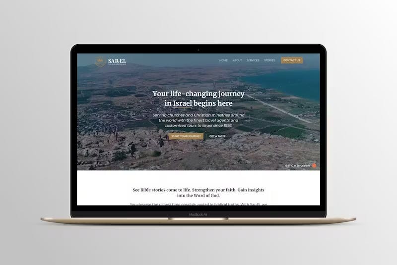 Sar-El Tours Website Project by WITH LOVE INTERNET